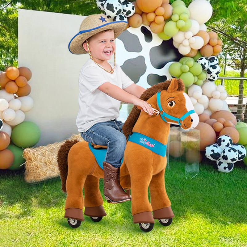 PonyCycle, Inc. Ride on Horse Riding Toy Age 3-4 Brown