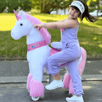 PonyCycle, Inc. Model U Katy Perry Unicorn Ride-On Unicorn Age 4-7 Pink