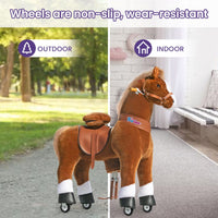 PonyCycle, Inc. PonyCycle Large Ride On Horse Toy - Brown