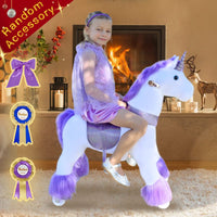 PonyCycle, Inc. Model U Ride-On Unicorn Age 3-4 Purple