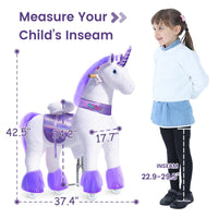 PonyCycle, Inc. PonyCycle Large Ride On Unicorn Toy - Purple