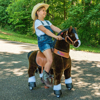 PonyCycle, Inc. PonyCycle Large Ride On Horse - Chocolate