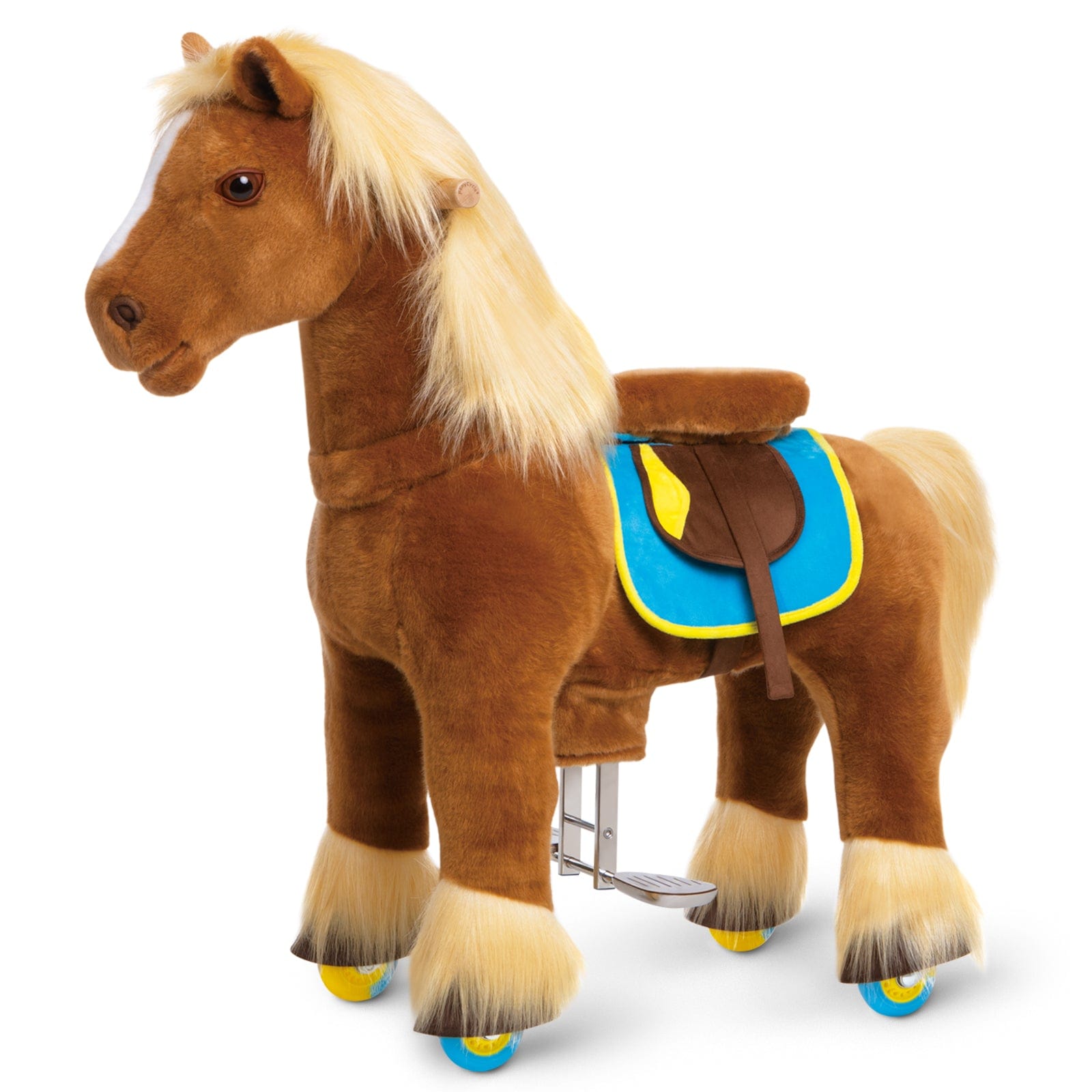 PonyCycle, Inc. Ride On Horse Toy for Age 4-7 Brown Model X