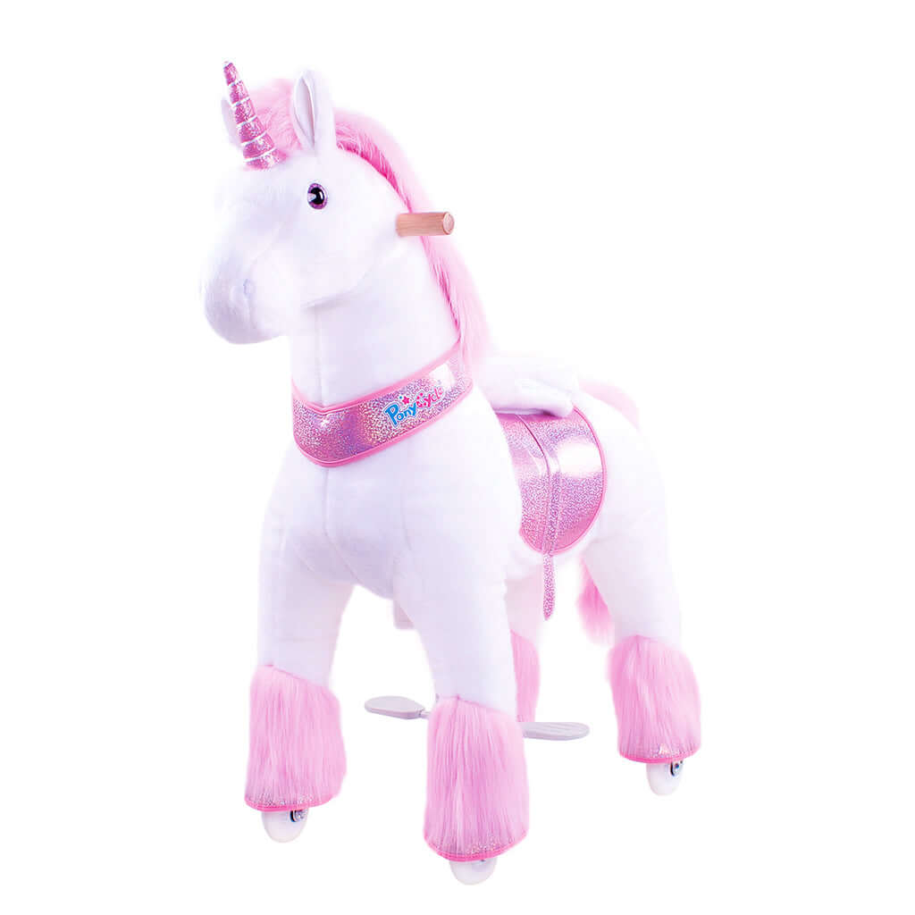 PonyCycle, Inc. ride on toy Ride on Unicorn Size 3 for Age 3-4 - Pink