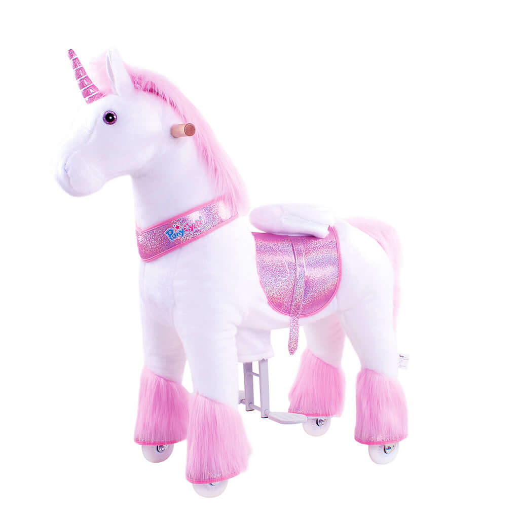 PonyCycle, Inc. ride on toy Ride on Unicorn Size 3 for Age 3-4 - Pink