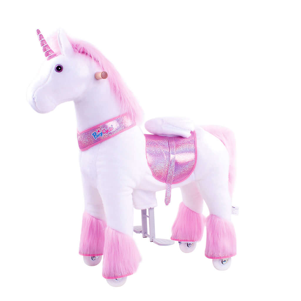 PonyCycle, Inc. ride on toy Ride on Unicorn Size 3 for Age 3-4 - Pink