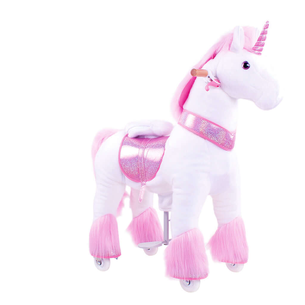 PonyCycle, Inc. ride on toy Ride on Unicorn Size 3 for Age 3-4 - Pink