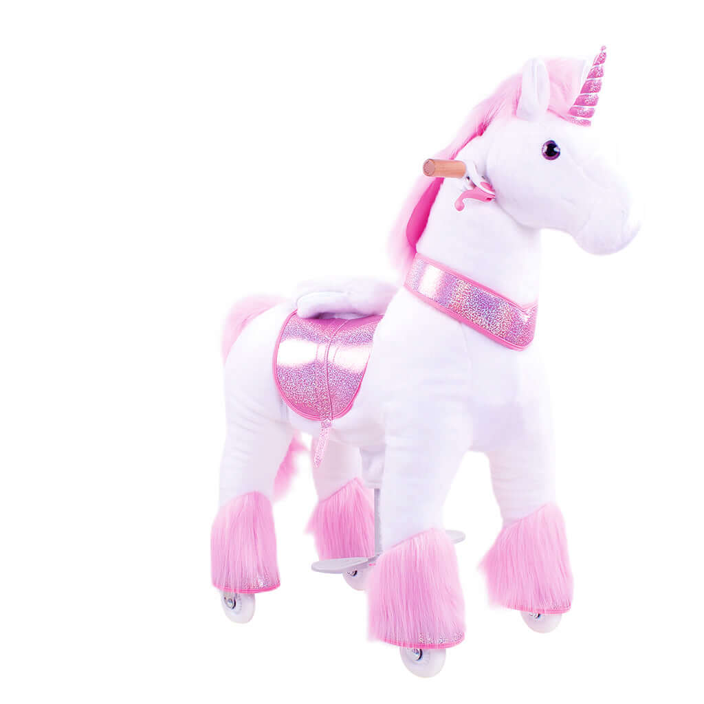 PonyCycle, Inc. ride on toy Ride on Unicorn Size 3 for Age 3-4 - Pink