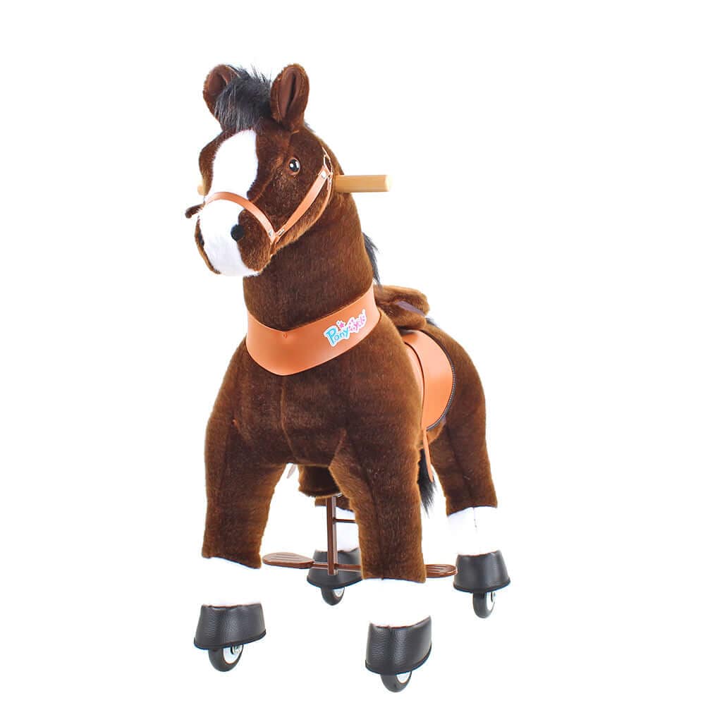 PonyCycle, Inc. Model U Ride On Horse Toy Age 3-4 Chocolate
