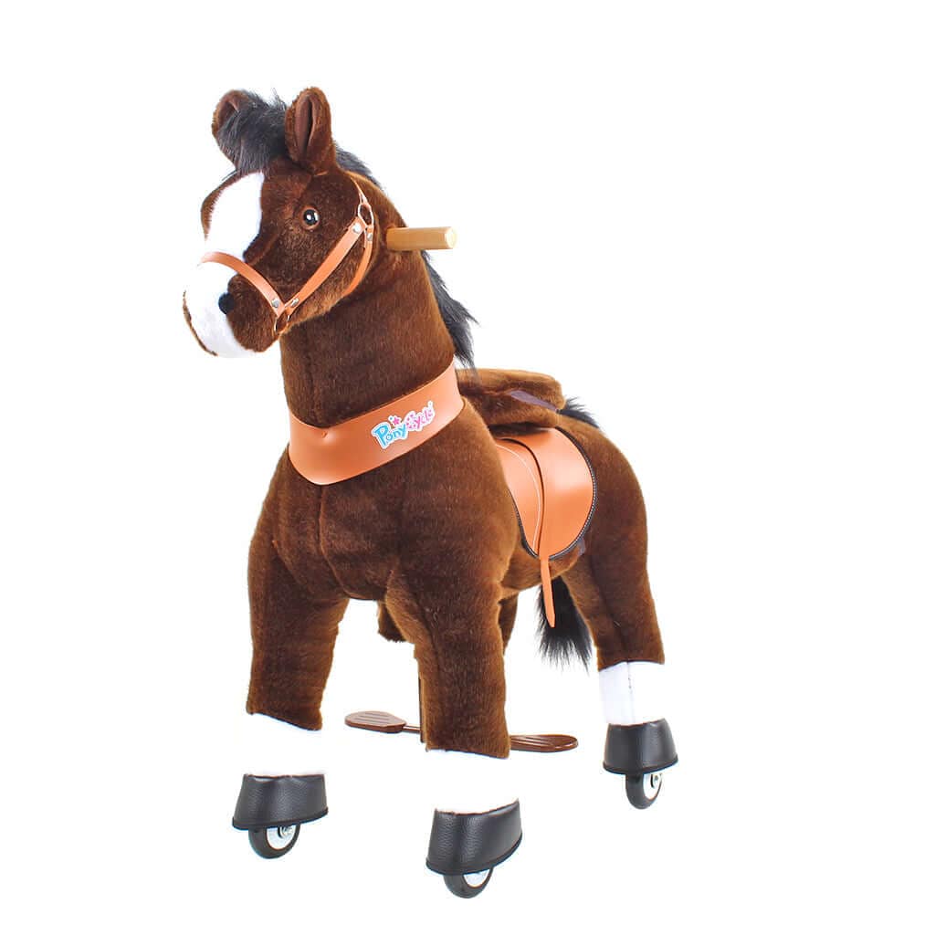 PonyCycle, Inc. Model U Ride On Horse Toy Age 3-4 Chocolate