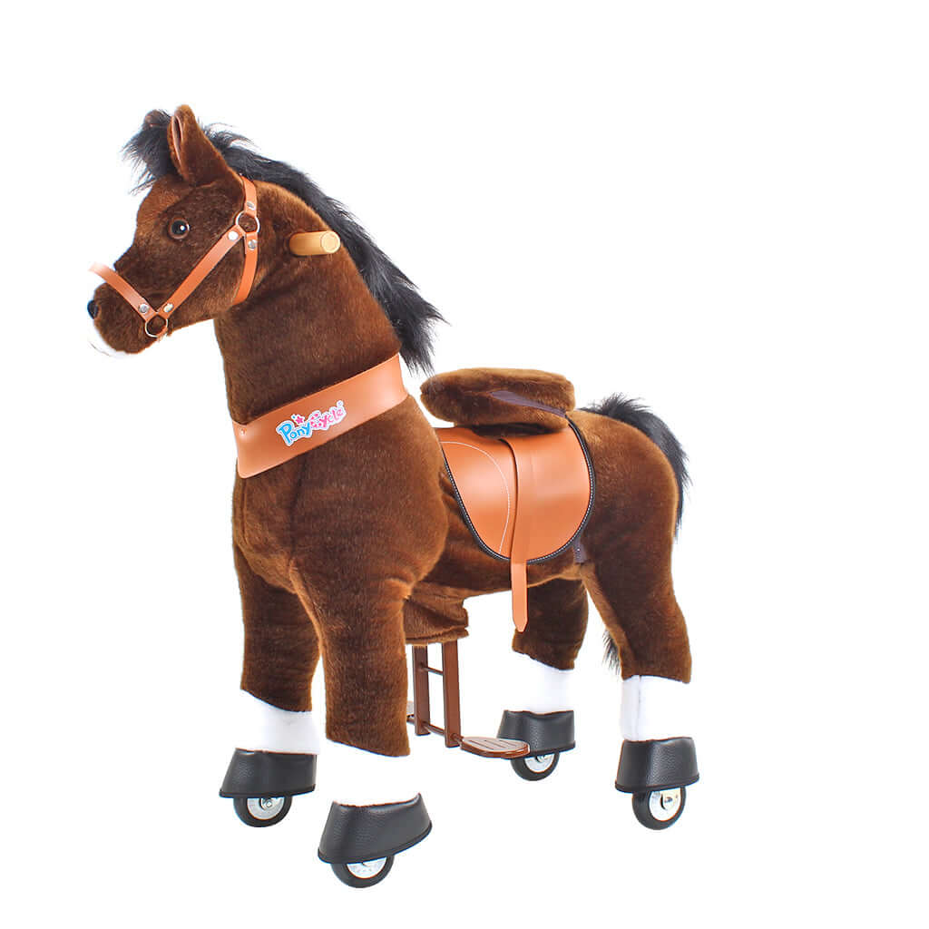 PonyCycle, Inc. Model U Ride On Horse Toy Age 3-4 Chocolate