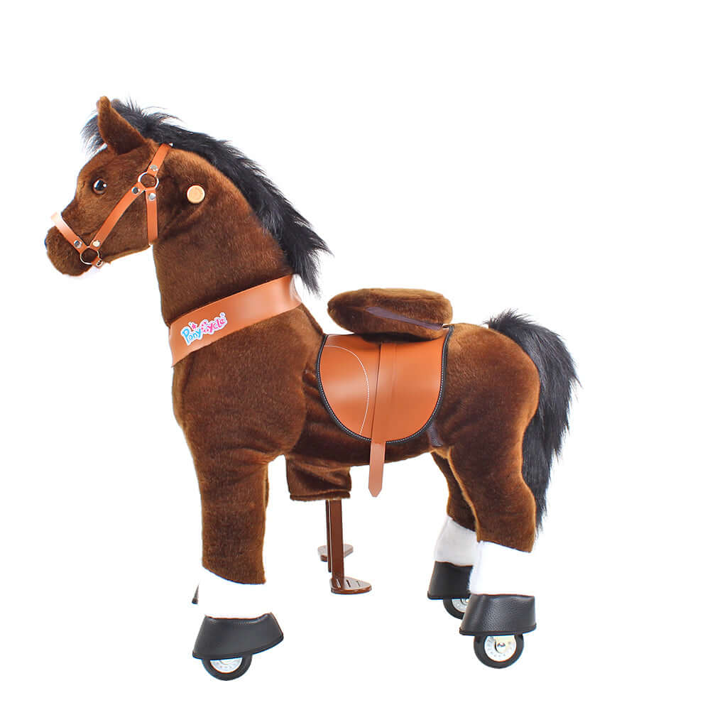 PonyCycle, Inc. Model U Ride On Horse Toy Age 3-4 Chocolate