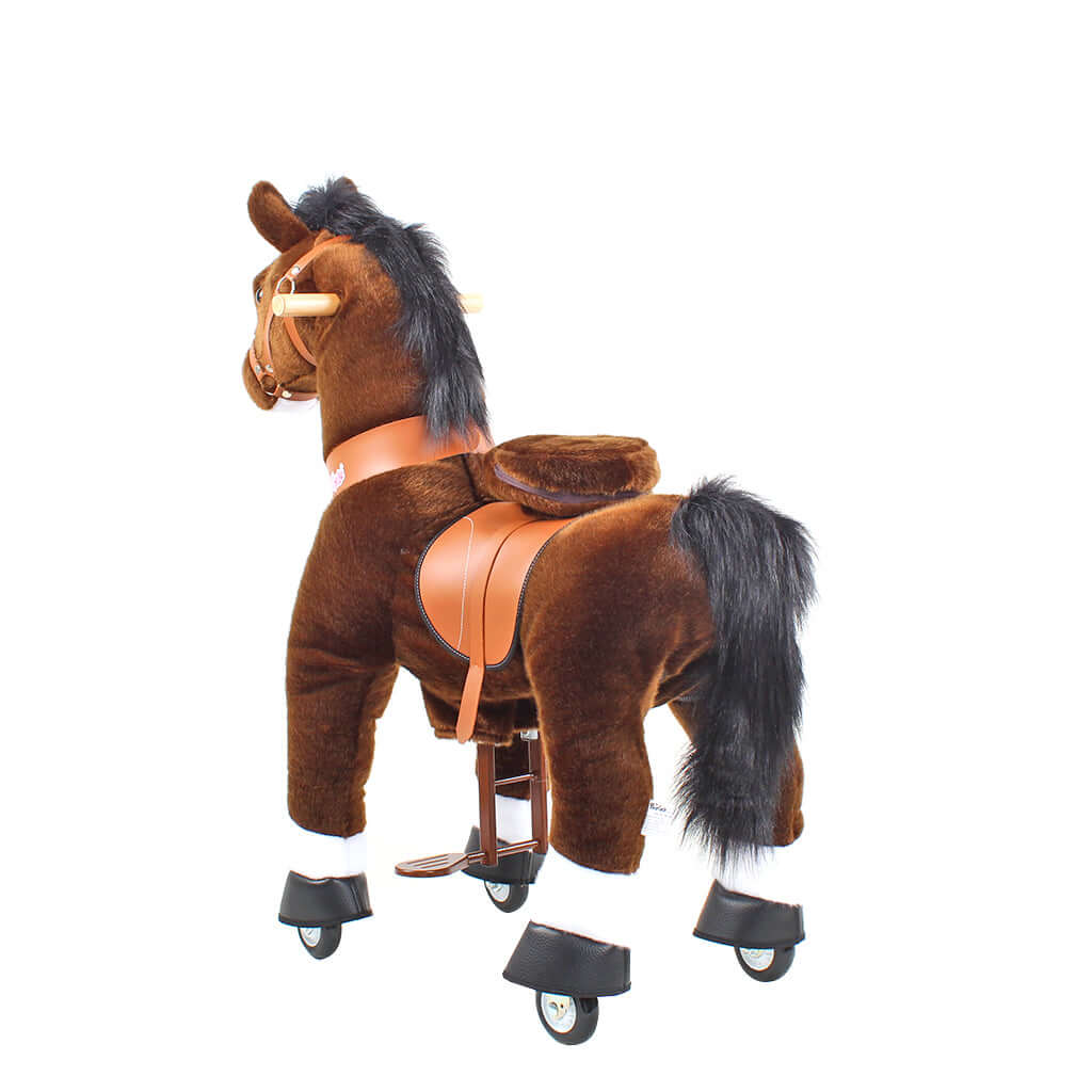 PonyCycle, Inc. Model U Ride On Horse Toy Age 3-4 Chocolate