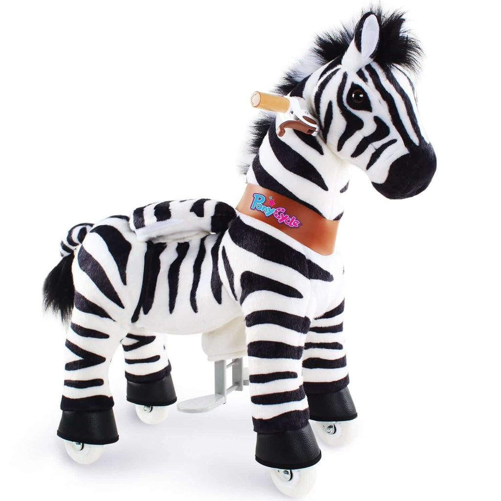 PonyCycle, Inc. PonyCycle Ride on Zebra Horse Toy Age 3-4
