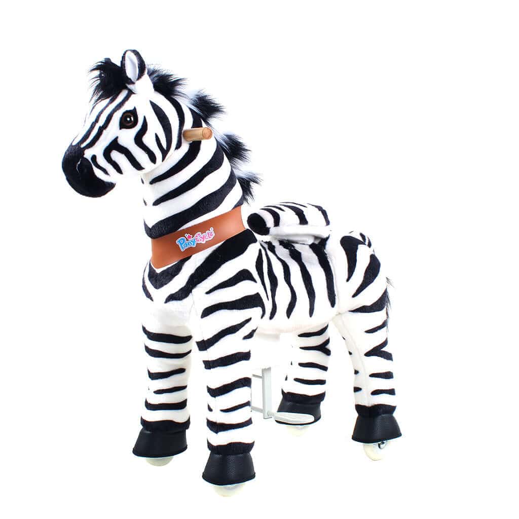 PonyCycle, Inc. PonyCycle Ride on Zebra Horse Toy Age 3-4