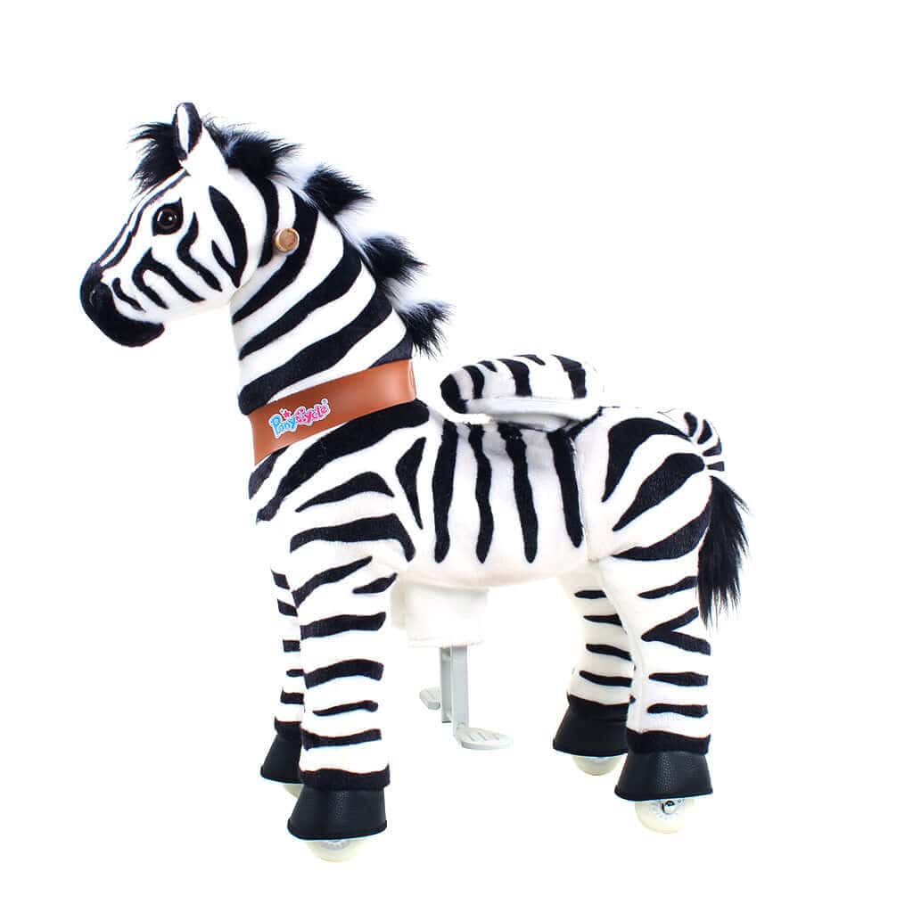 PonyCycle, Inc. PonyCycle Ride on Zebra Horse Toy Age 3-4