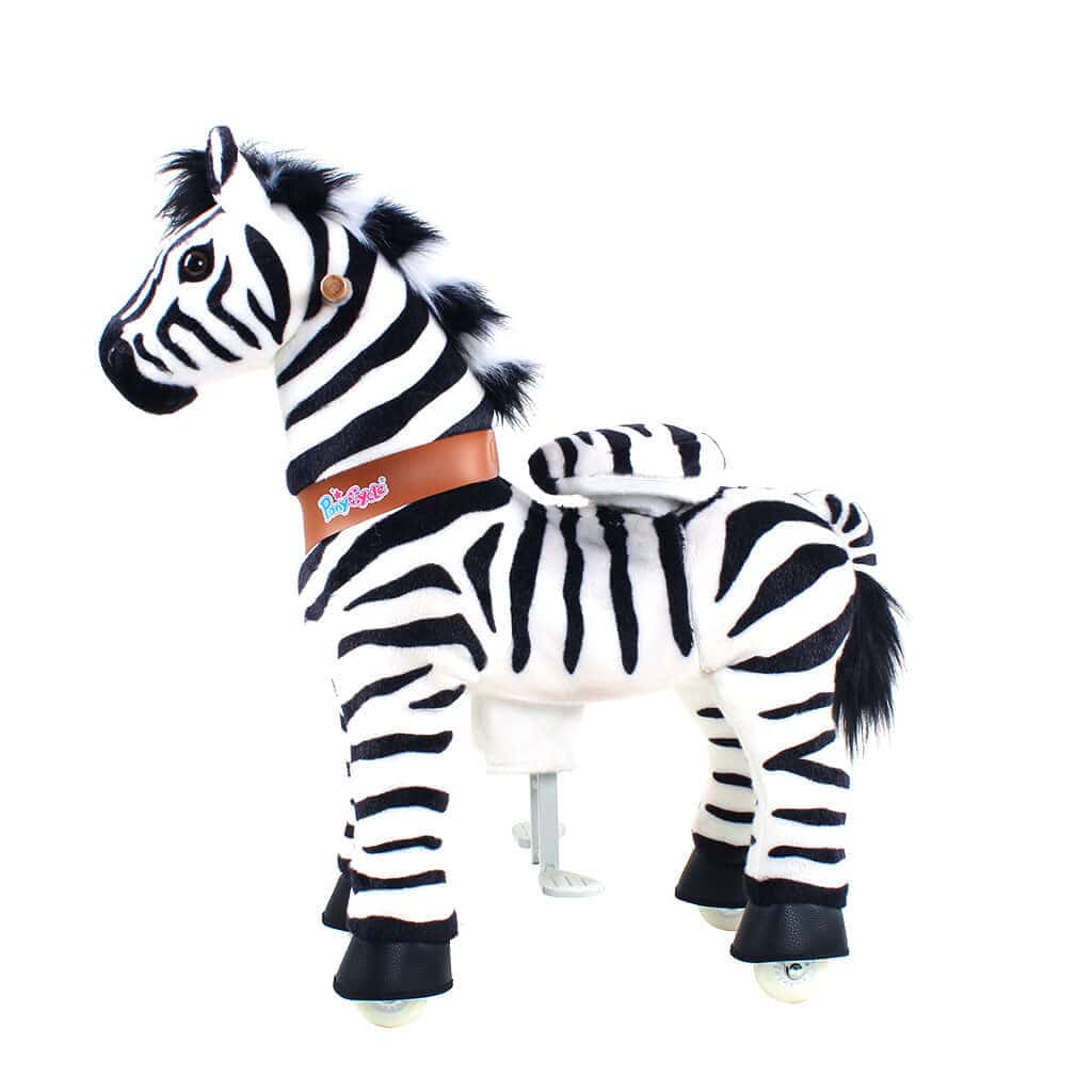 PonyCycle, Inc. PonyCycle Ride on Zebra Horse Toy Age 3-4