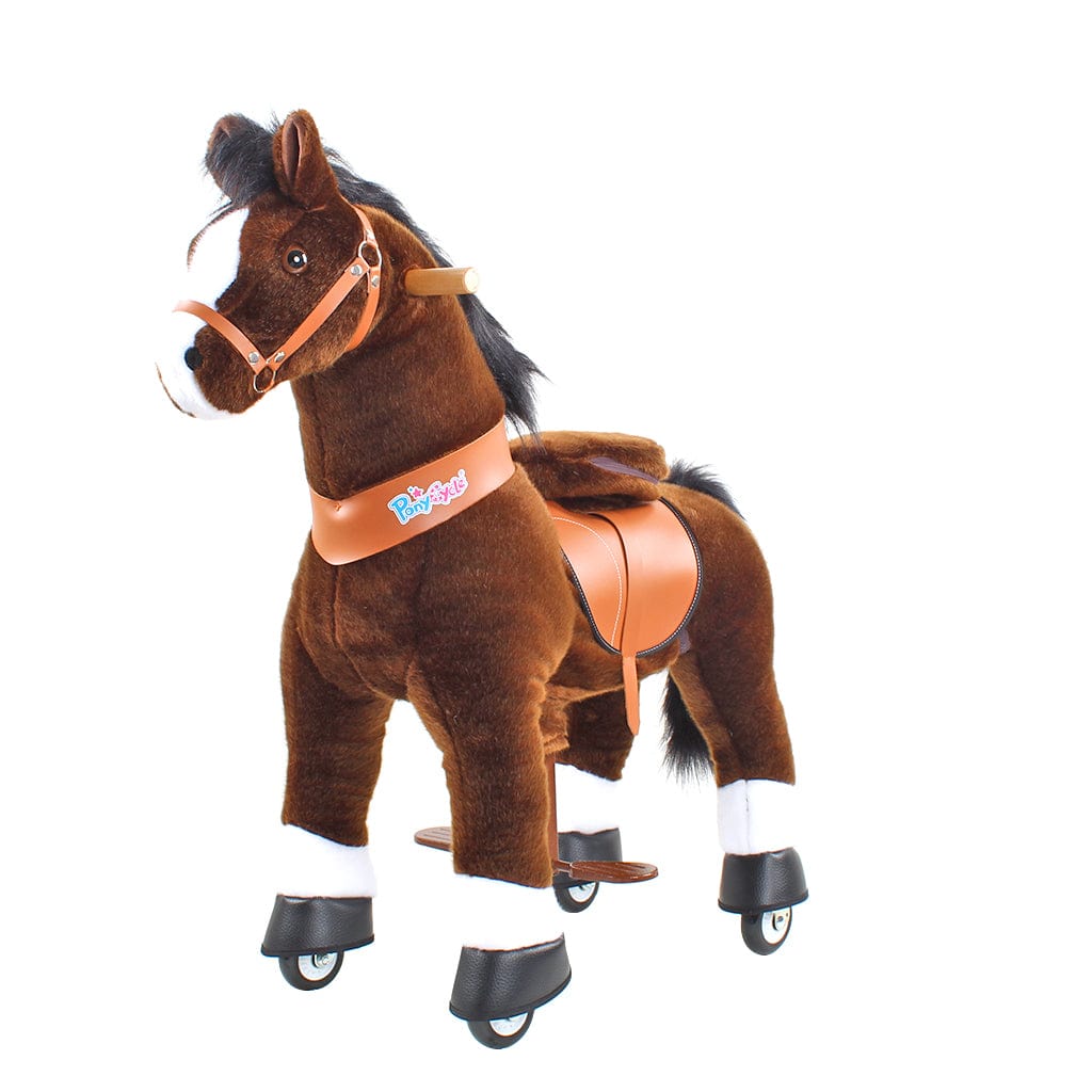 PonyCycle, Inc. Model U Ride on Horse Riding Toy Age 4-7 Chocolate