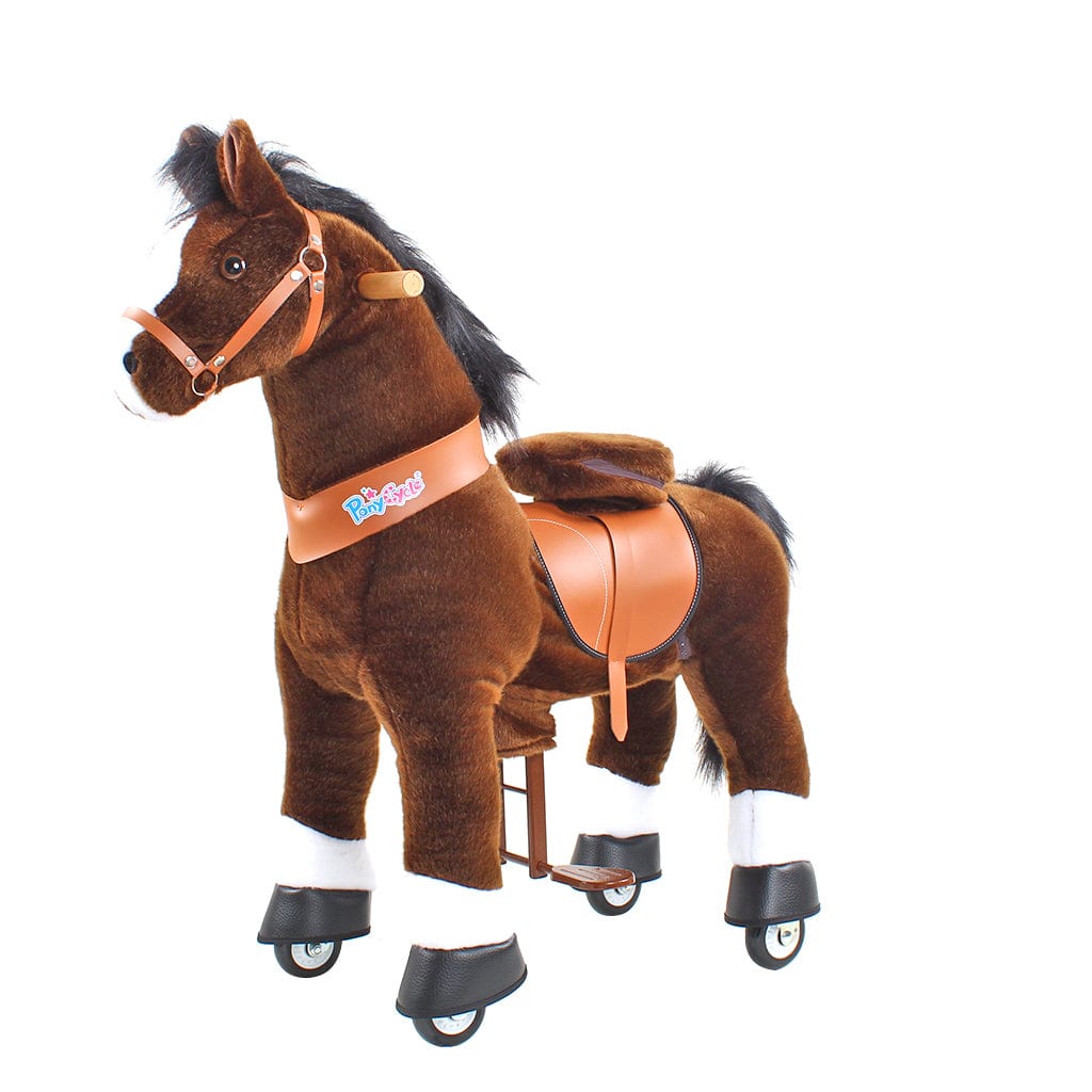 PonyCycle, Inc. Model U Ride on Horse Riding Toy Age 4-7 Chocolate
