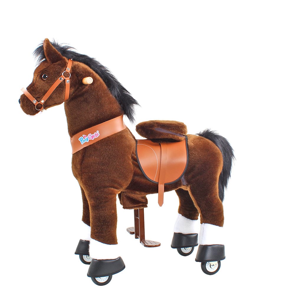 PonyCycle, Inc. Model U Ride on Horse Riding Toy Age 4-7 Chocolate