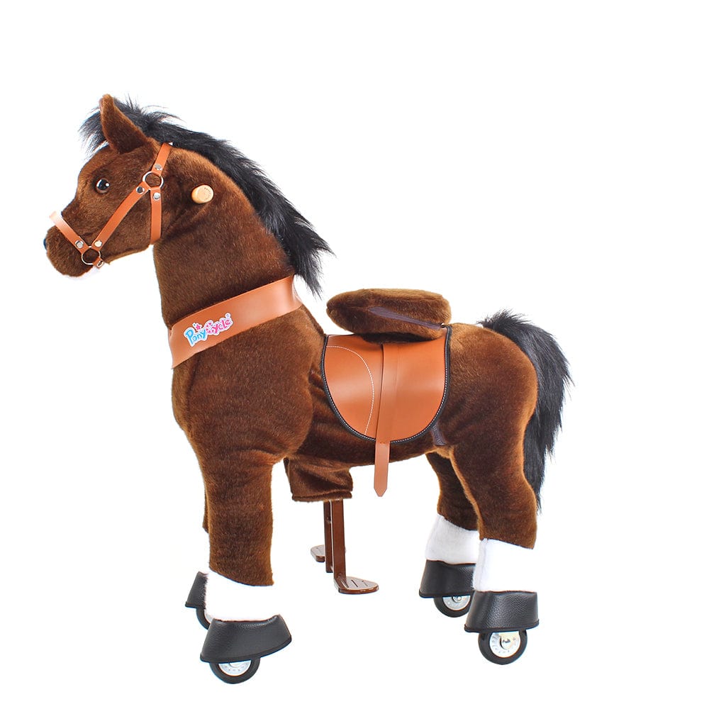 PonyCycle, Inc. Model U Ride on Horse Riding Toy Age 4-7 Chocolate