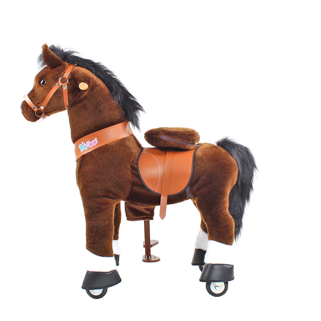 PonyCycle, Inc. Model U Ride on Horse Riding Toy Age 4-7 Chocolate