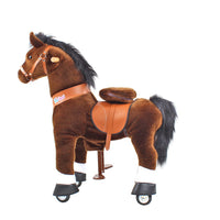 PonyCycle, Inc. Model U Ride on Horse Riding Toy Age 4-7 Chocolate