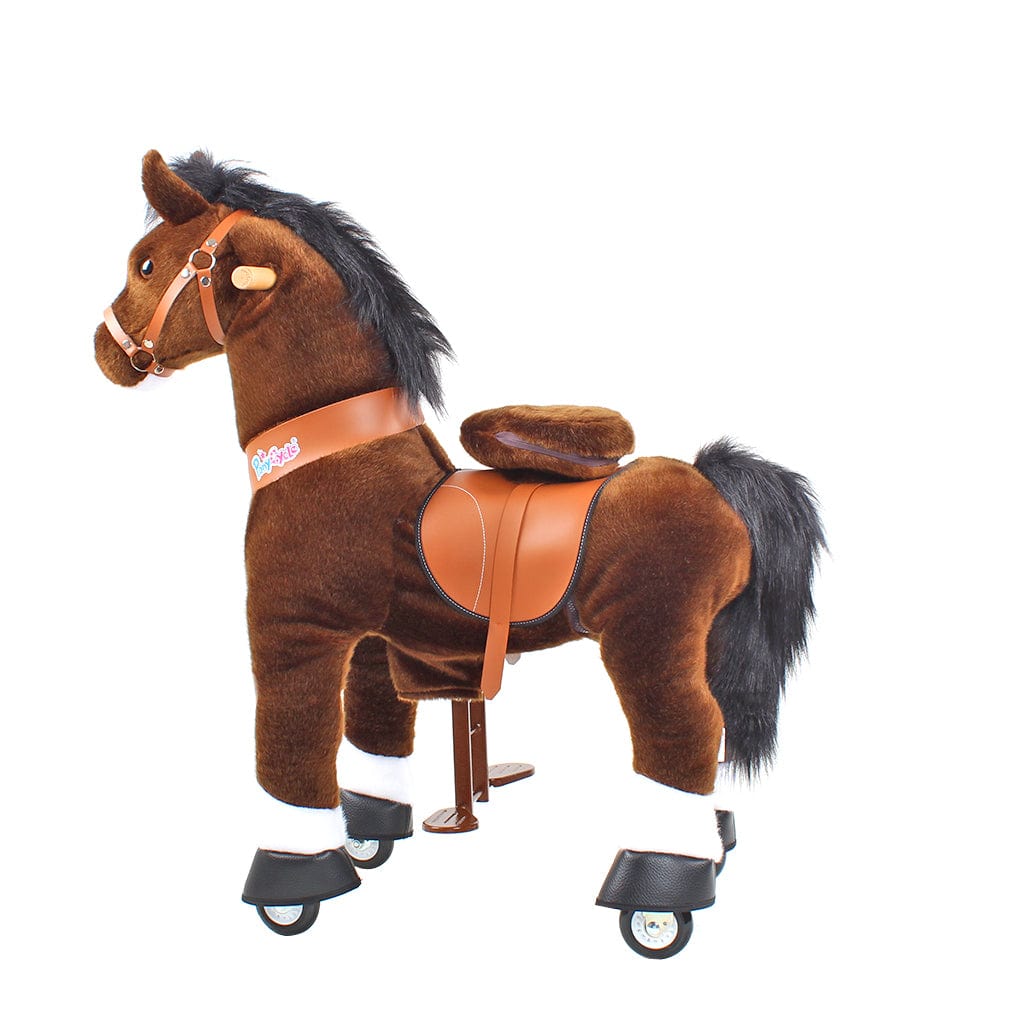 PonyCycle, Inc. Model U Ride on Horse Riding Toy Age 4-7 Chocolate