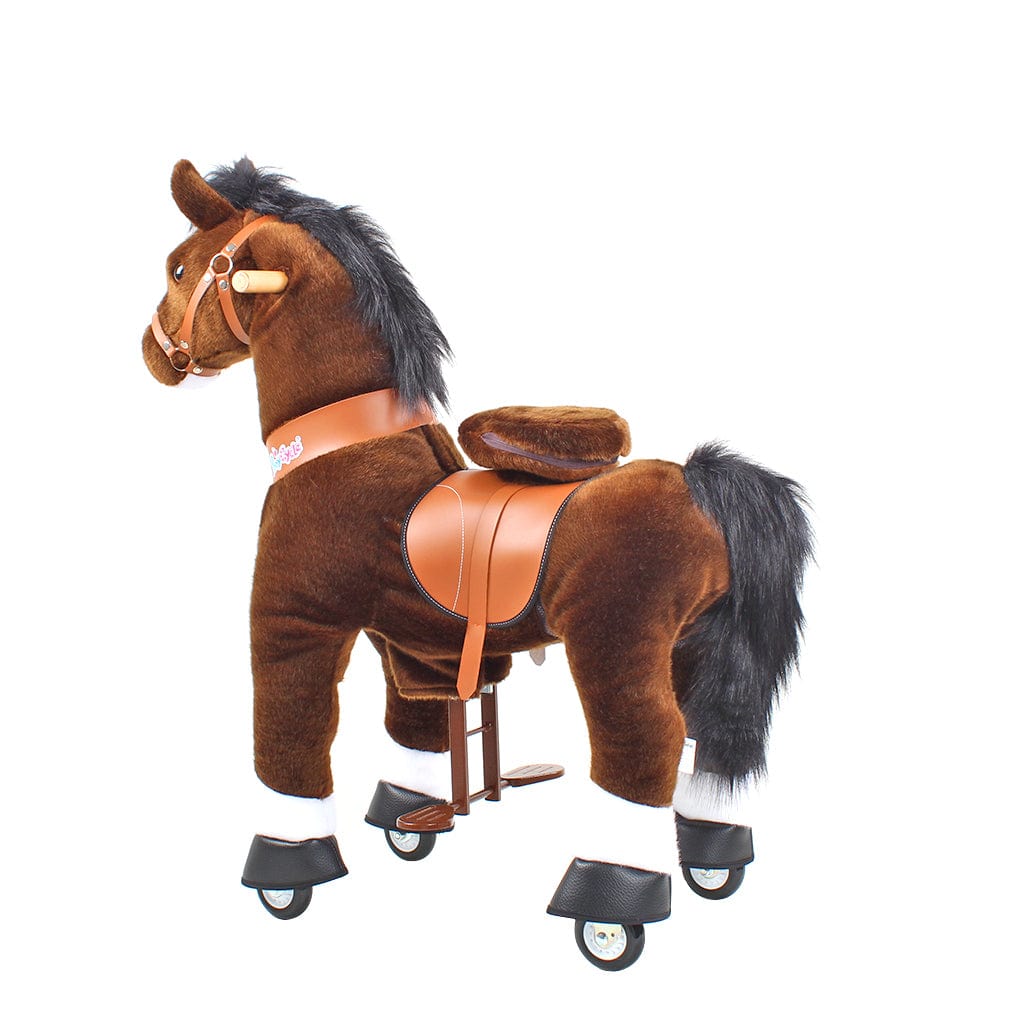 PonyCycle, Inc. Model U Ride on Horse Riding Toy Age 4-7 Chocolate