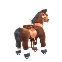 PonyCycle, Inc. Model U Ride on Horse Riding Toy Age 4-7 Chocolate