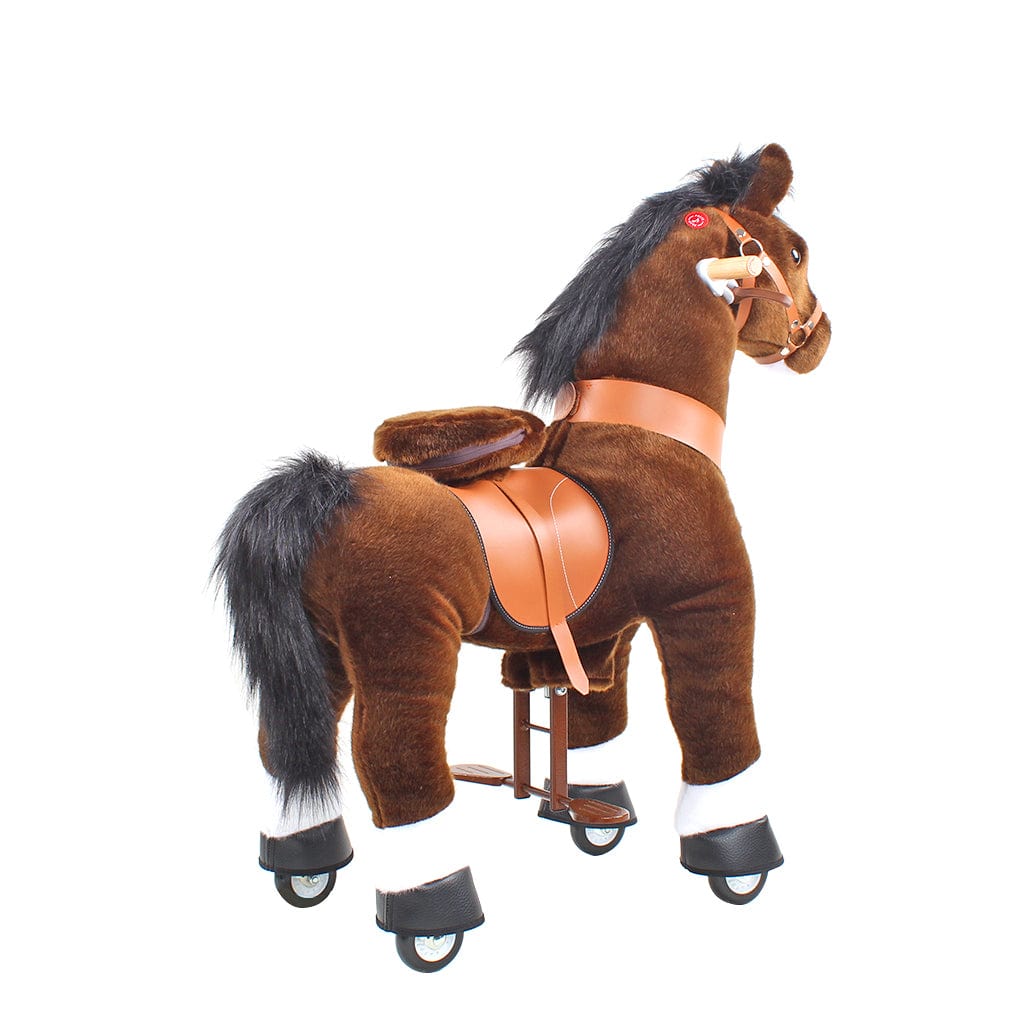 PonyCycle, Inc. Model U Ride on Horse Riding Toy Age 4-7 Chocolate