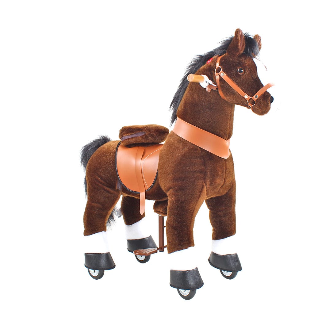 PonyCycle, Inc. Model U Ride on Horse Riding Toy Age 4-7 Chocolate
