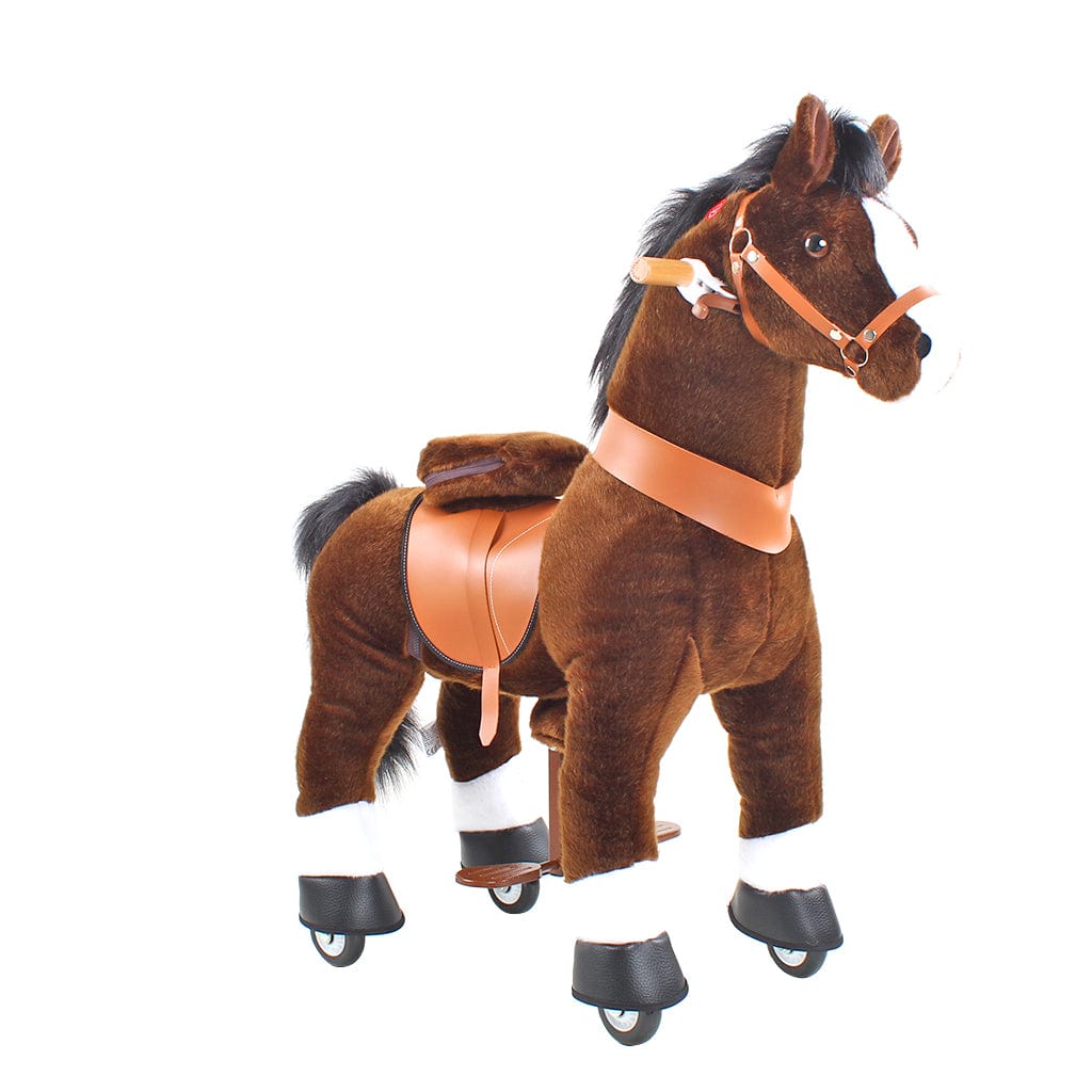 PonyCycle, Inc. Model U Ride on Horse Riding Toy Age 4-7 Chocolate