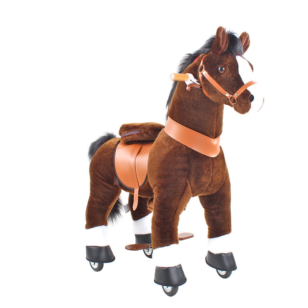 PonyCycle, Inc. Model U Ride on Horse Riding Toy Age 4-7 Chocolate