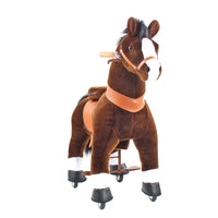 PonyCycle, Inc. Model U Ride on Horse Riding Toy Age 4-7 Chocolate