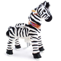 PonyCycle, Inc. PonyCycle Ride on Zebra Horse Toy Age 4-7