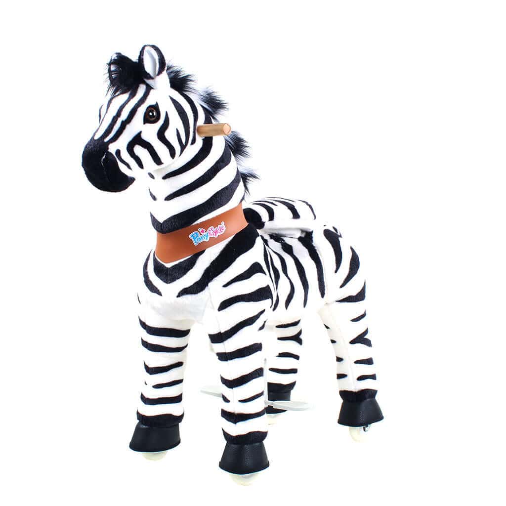 PonyCycle, Inc. PonyCycle Ride on Zebra Horse Toy Age 4-7