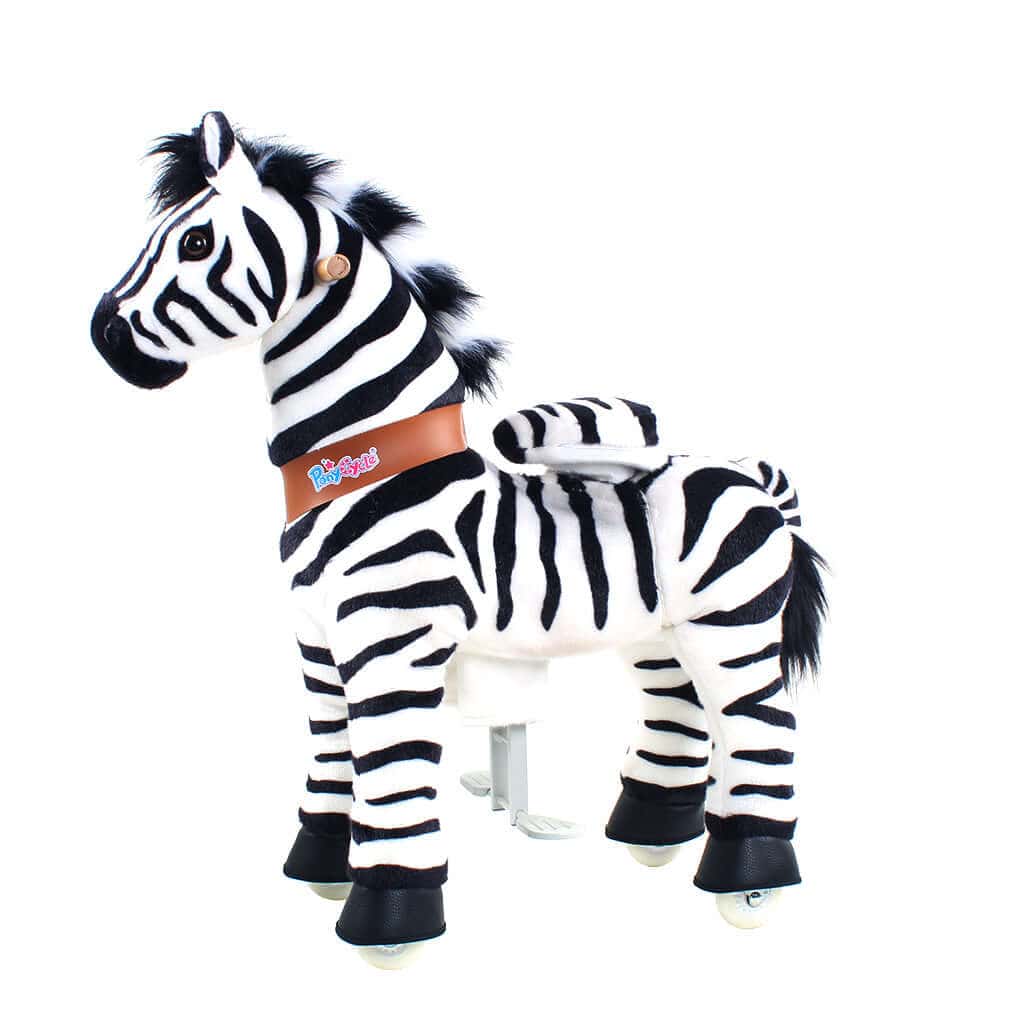PonyCycle, Inc. PonyCycle Ride on Zebra Horse Toy Age 4-7