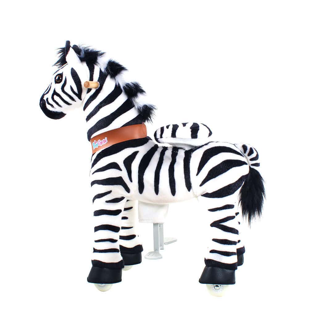 PonyCycle, Inc. PonyCycle Ride on Zebra Horse Toy Age 4-7