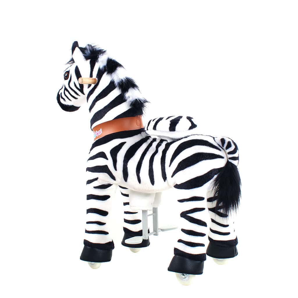 PonyCycle, Inc. PonyCycle Ride on Zebra Horse Toy Age 4-7