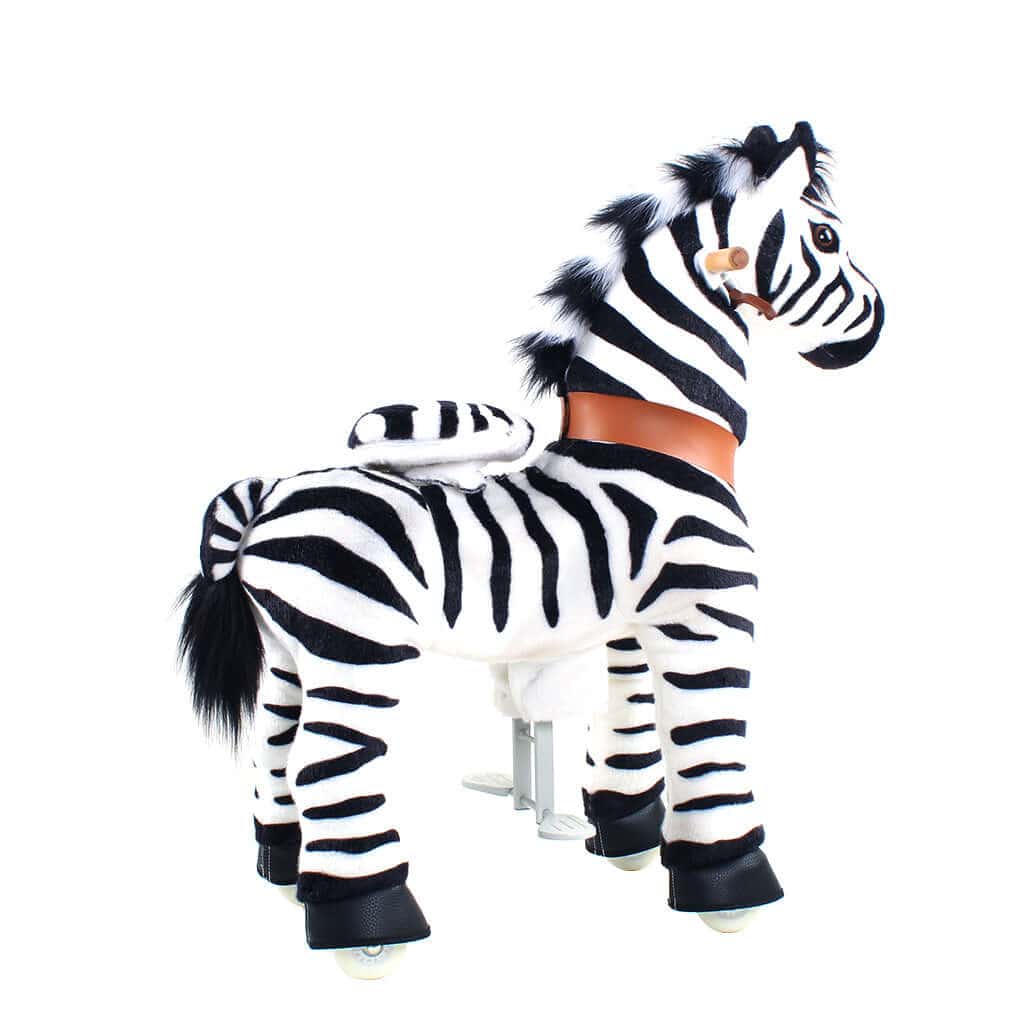 PonyCycle, Inc. PonyCycle Ride on Zebra Horse Toy Age 4-7