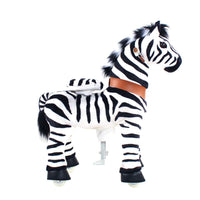 PonyCycle, Inc. PonyCycle Ride on Zebra Horse Toy Age 4-7