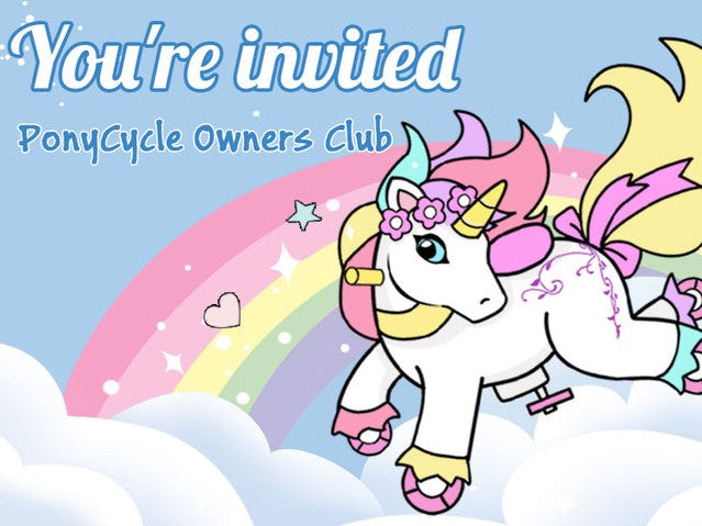 PonyCycle® Owners Club Invitation