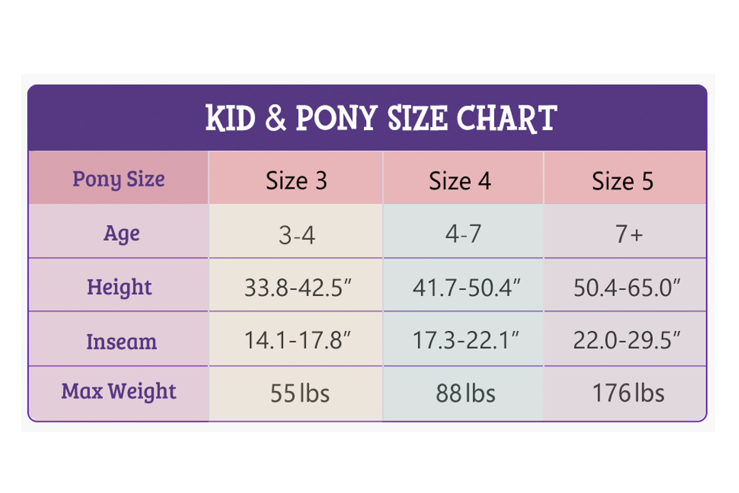 Which Size PonyCycle® Should I Get？