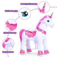 ride on unicorn toy - feature