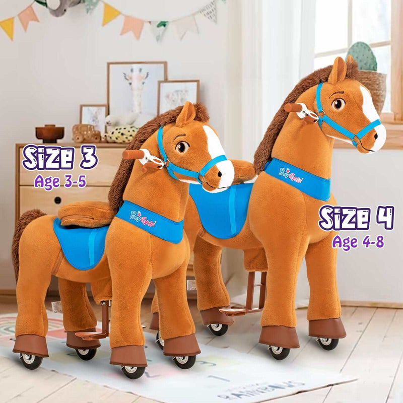 ride on horse toy - size