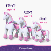 PonyCycle, Inc. ride on toy Purple Accessories Set+Model U Ride On Unicorn