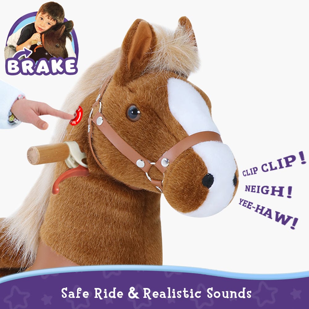 PonyCycle, Inc. ride on horse Blue Feed & Care Set+Model U Ride On Horse