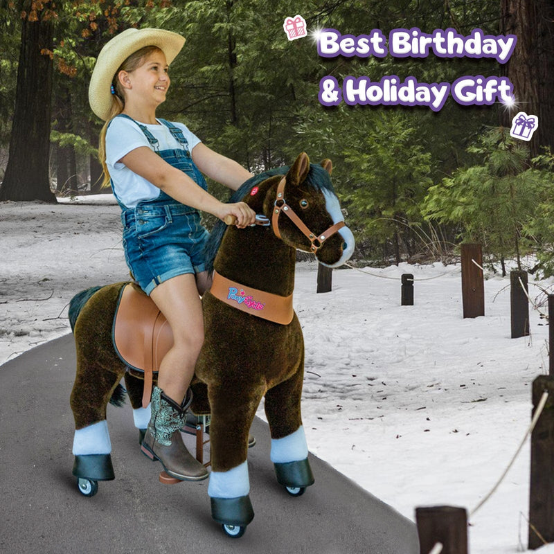PonyCycle, Inc. ride on horse Blue Feed & Care Set+Model U Ride On Horse