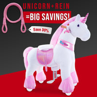 PonyCycle, Inc. ride on toy Save 30% on Pink Rein - Model U Ride On Unicorn with Pink Rein